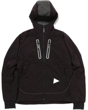 and wander Hooded Casual Jacket - Brown