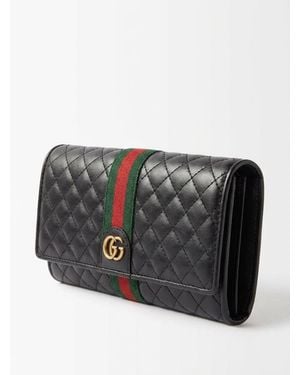 Gucci Continent Dual G Wallet - Black
