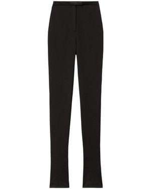Alexander Wang Side-Slit Trousers - Black