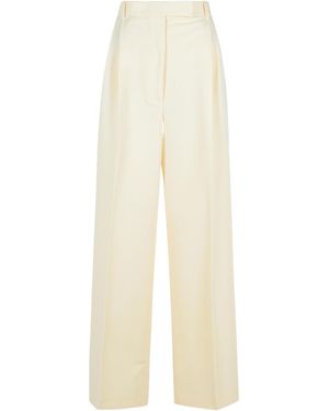 Rohe Belt Loop Casual Trousers - White