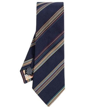 Paul Smith Pointed Tie - Blue