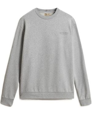 Woolrich Macro Logo Sweatshirt - Grey