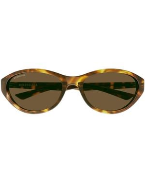 Balenciaga Eyewear Cat-Eye Frame Sunglasses - Green