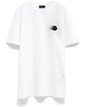 Moncler Logo Detailed Crewneck T-Shirt - White