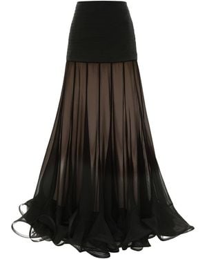 Zimmermann Illustration Maxi Skirt - Black