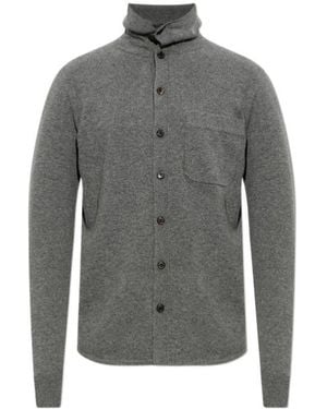 Dries Van Noten Long-Sleeve Cardigan - Gray