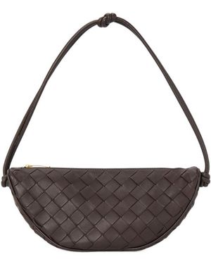 Bottega Veneta Woven Shoulder Bag - Metallic