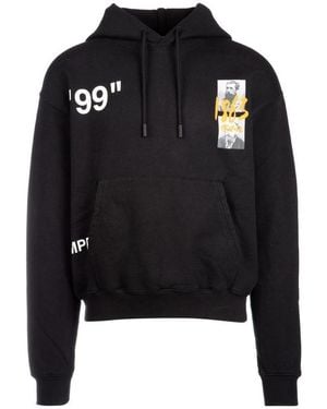 Off-White c/o Virgil Abloh Hooded Jumper - Black