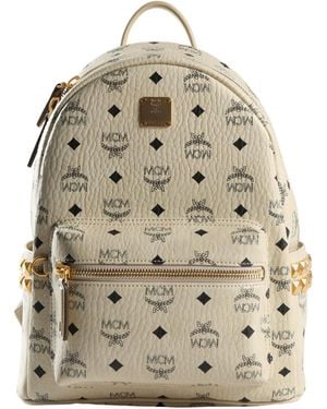 MCM Small Stark Backpack - Natural