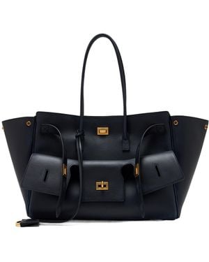 Balenciaga Bel Air Medium Shoulder Bag - Black