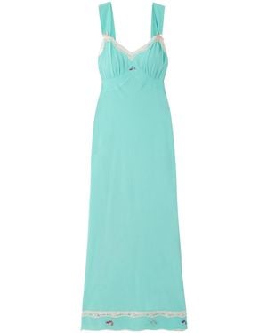 RIXO London Light Vintage Dress - Blue