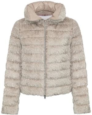 Herno Quilted Zipped Jacket - Gray