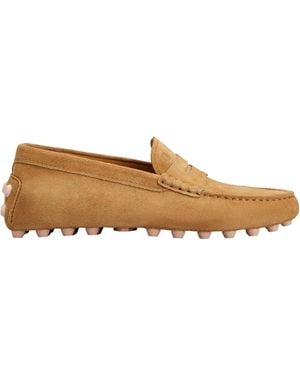 Tod's Gommino Bubble Loafers - Natural