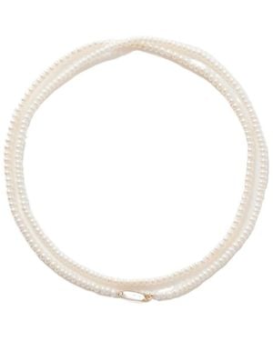 Loren Stewart 14-Karat Pearl Necklace - White
