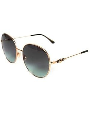 Jimmy Choo Round Sunglasses - White