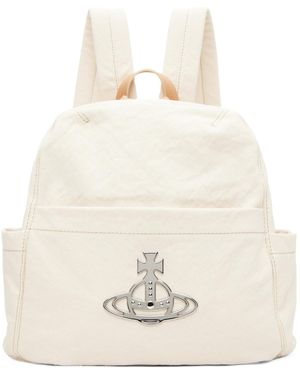 Vivienne Westwood George Medium Rucksack - White