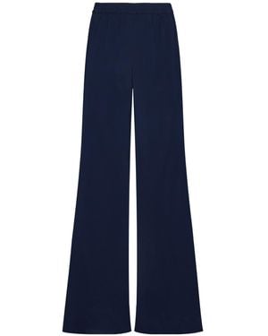 Gianluca Capannolo Wide-Leg Casual Pants - Blue