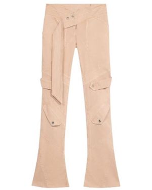 Blumarine Belted Trousers - Natural