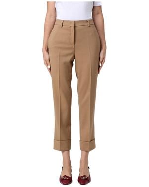 Incotex Casual Trousers With Belt Loops - Natural