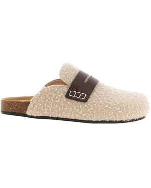 JW Anderson Jw Anderson Felt Mules - White