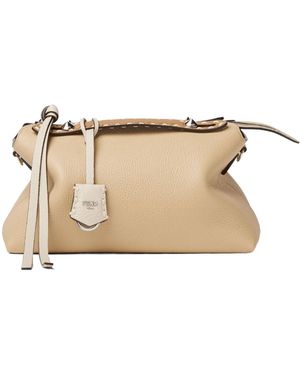 Fendi By The Way Selleria Medium Crossbody Bag - Natural