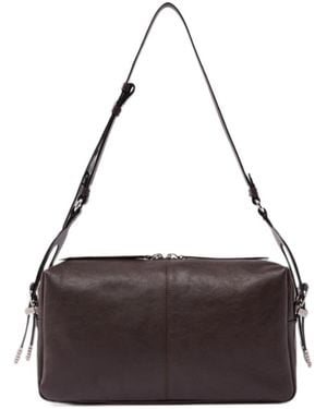 Pinko Keeper Bag Medium Shoulder Bag - Metallic