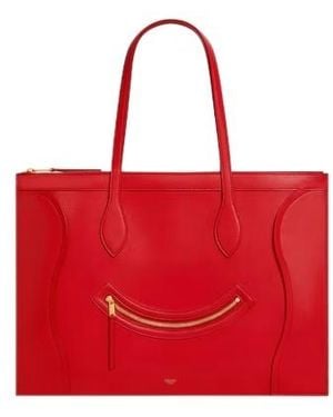 Celine Flat Luggage - Red