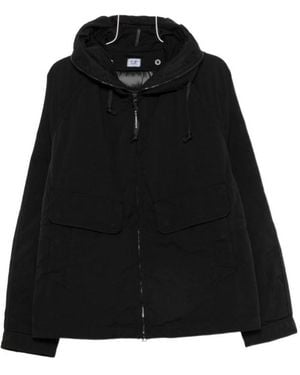 C.P. Company Long-Sleeved Casual Jacket - Black