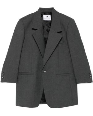 Marine Serre Tailored Blazer - Black