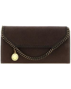 Stella McCartney 'Continental Falabella' Wallet On Chain - Black