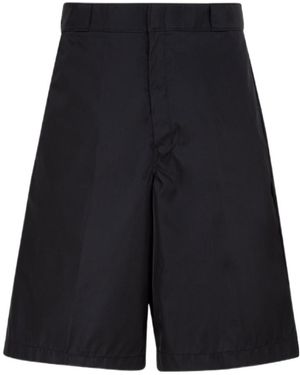 Prada Knee-Length Tailored Shorts - Blue