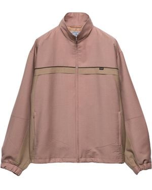 Prada Mohair Wool Blouson Jacket - Brown