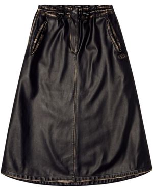 DIESEL 'O-Blivion' Midi Skirt - Black