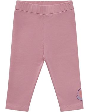 Moncler Logo Leggings - Red