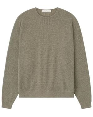 Fear Of God Holiday Waffle Crewneck 90S Jumper - Grey
