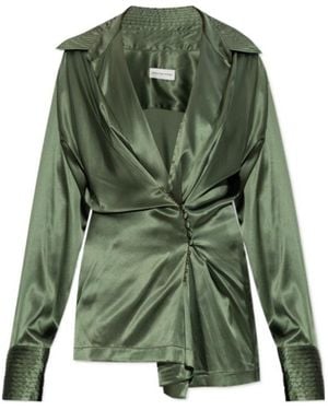 Dries Van Noten Long Sleeve Shirt - Green