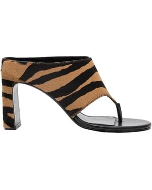 Stuart Weitzman Babette Thong 85 Sandal - Black