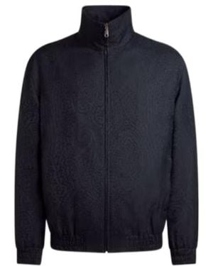 Etro Arnica Zip-Up Jacket - Blue
