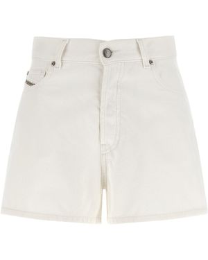 DIESEL Five-Pocket Denim Shorts - White