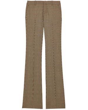 Saint Laurent Belt Loop Casual Trousers - Grey