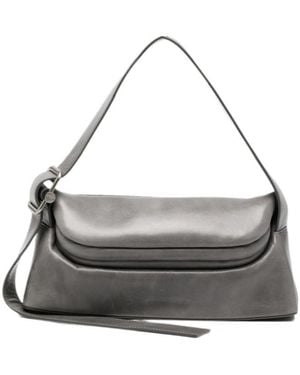 OSOI Flap-Over Shoulder Bag - Grey
