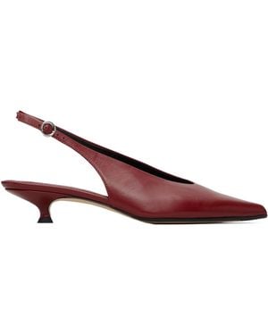 Aeyde Camila Slingback Heeled Pumps - Brown