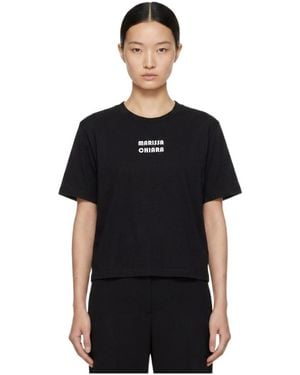 Marissa Chiara Short-Sleeved T-Shirt - Black