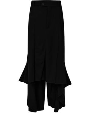 Balenciaga Godet Skirt - Black