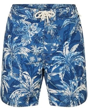 Polo Ralph Lauren Elastic Waist Swim Shorts - Blue