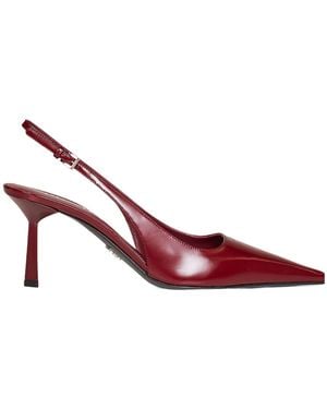 Prada Pointed-Toe High-Heeled Sandals - Pink