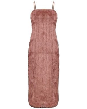 Balmain Suspender Dress - Purple
