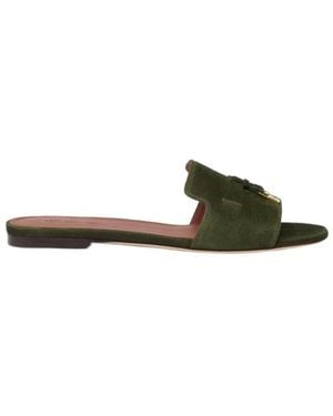 Loro Piana Summer Charms Sandal - Green