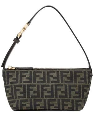 Fendi Vanity Ff Jacquard Small Pouch - Multicolour