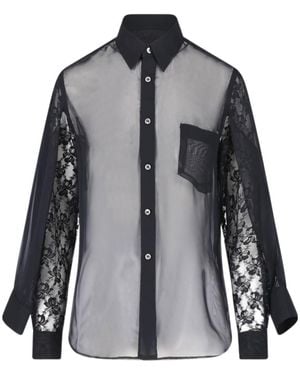 Comme des Garçons Long-Sleeved Shirt - Black